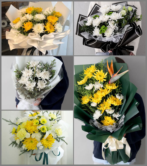 广西桂林灌阳县观音阁乡立强村白事花束代送